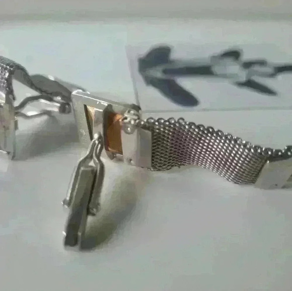 Vintage weber Austrian crystal cuff links and tie pin - Picture 6 of 7